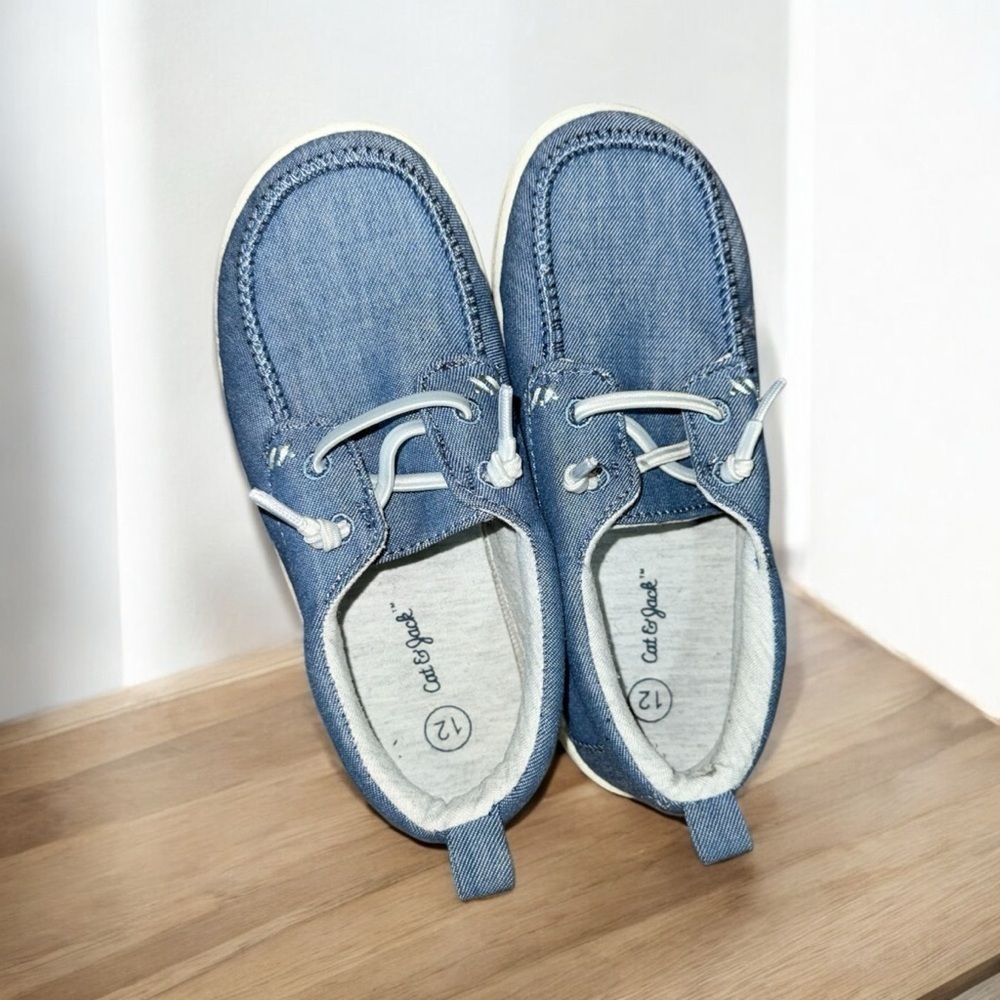 Boy's Briar Slip-on Sneakers Blue - Cat & Jack Size 12 - Picture 3 of 3